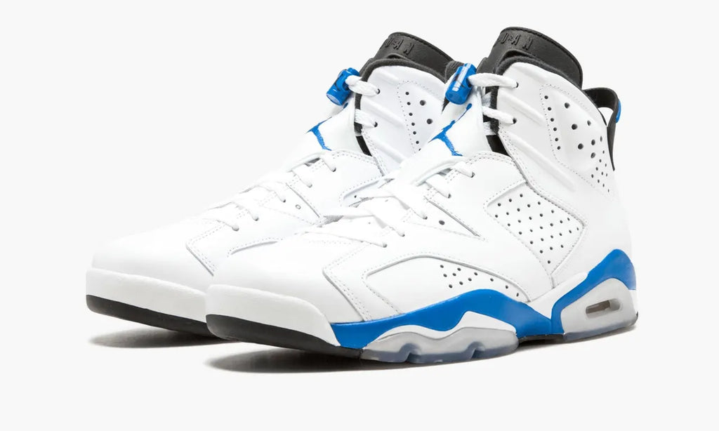 retro Air Jordan 6 White Blue - Hình 3