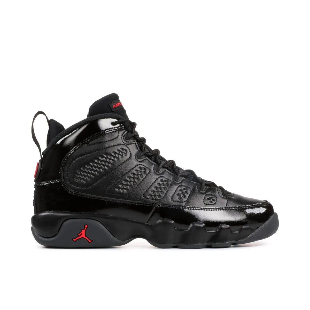 retro Air Jordan 9 Black Patent