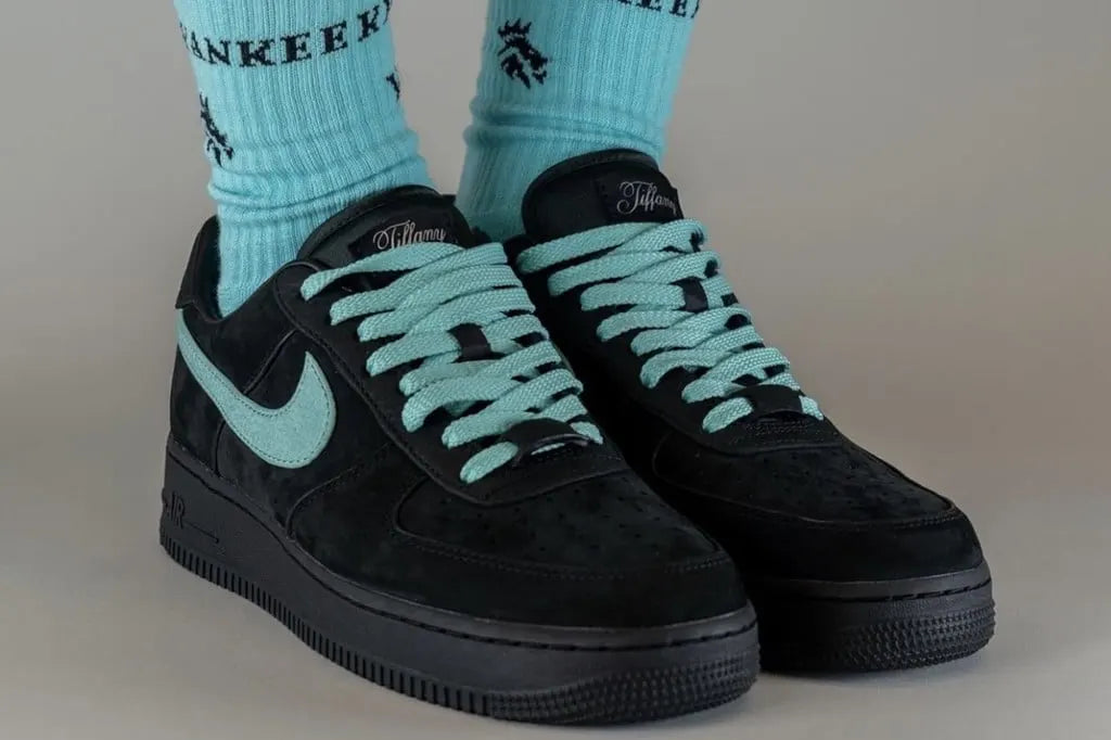 Nike Air Force 1 Black Teal - Hình 3