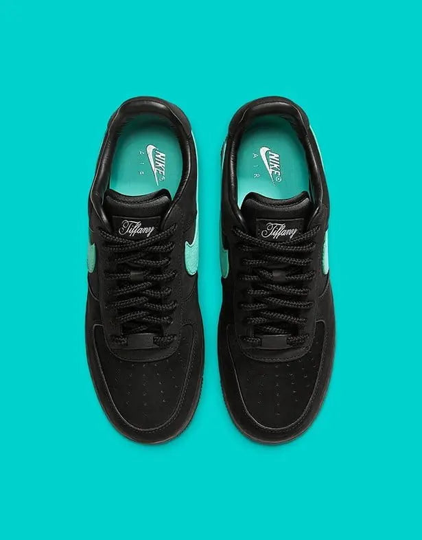 Nike Air Force 1 Black Teal - Hình 4