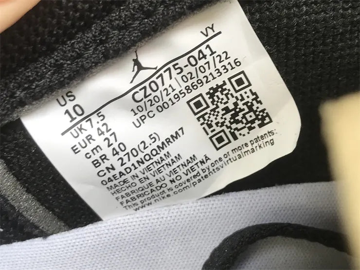 leather Air Jordan 1 Low Black Royal - Hình 2