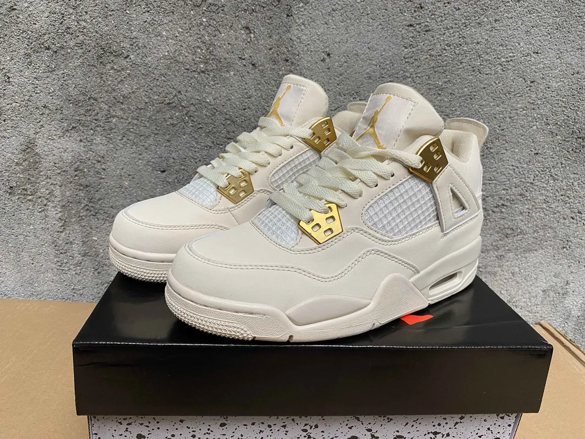 Air Jordan 4 Sail Gold - Hình 4