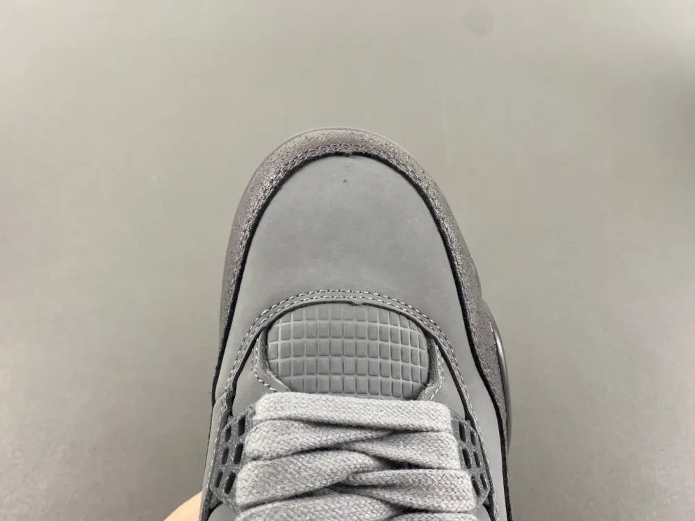 premium Air Jordan 4 Retro Grey Suede - Hình 11