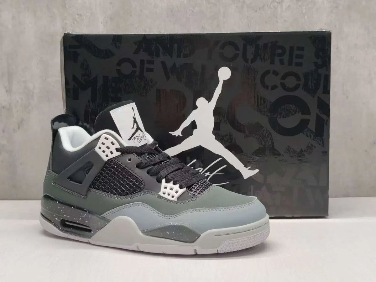 Air Jordan 4 Retro Olive Grey