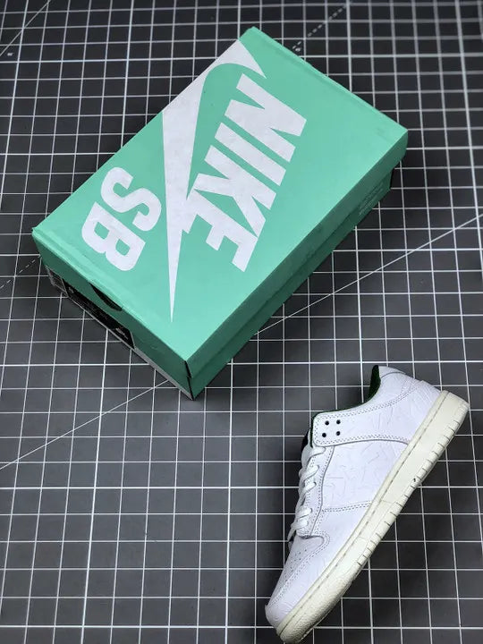Nike SB Dunk Low White Green - Hình 3