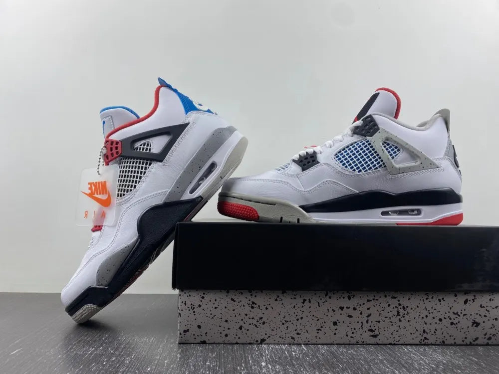 Air Jordan 4 Retro White Fire Red