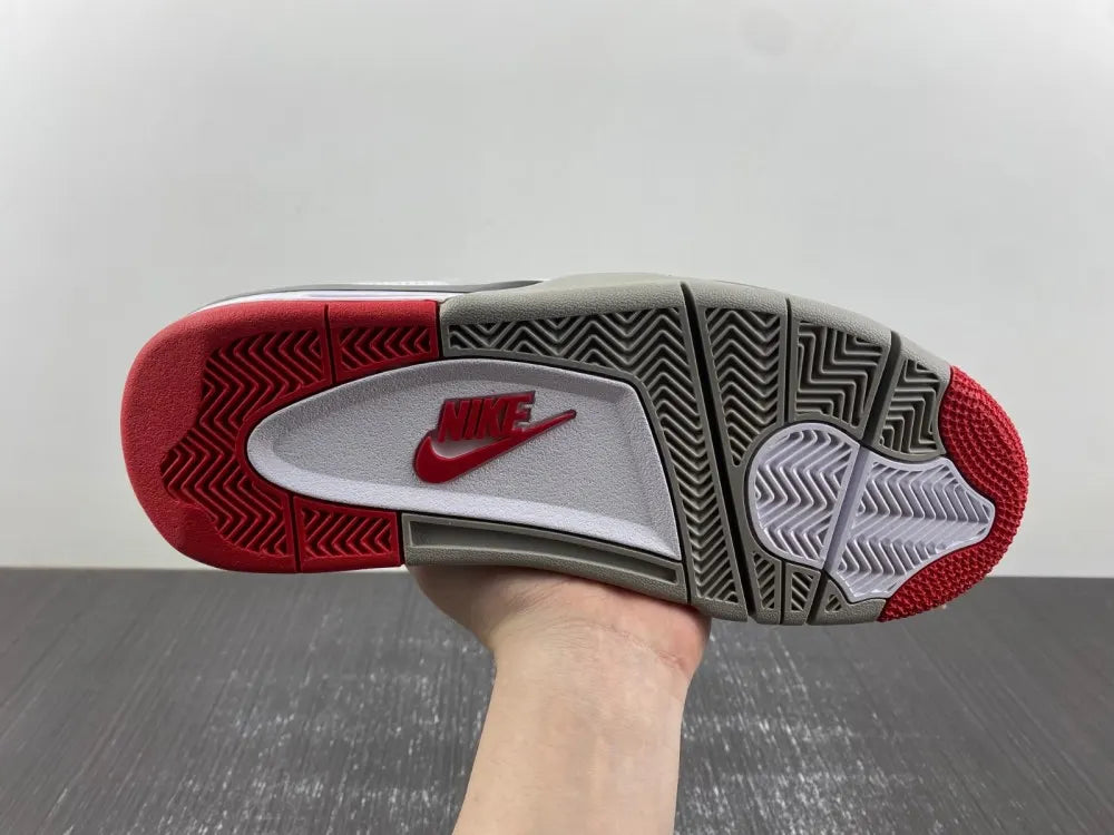 Air Jordan 4 Retro White Fire Red - Hình 5