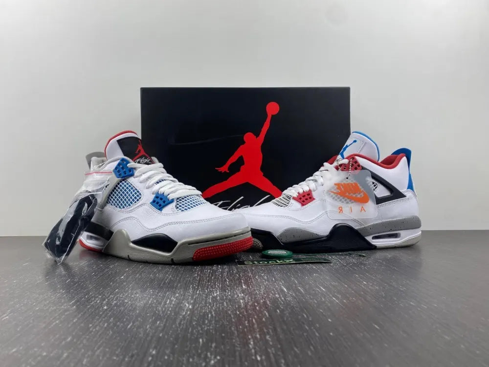 Air Jordan 4 Retro White Fire Red - Hình 16
