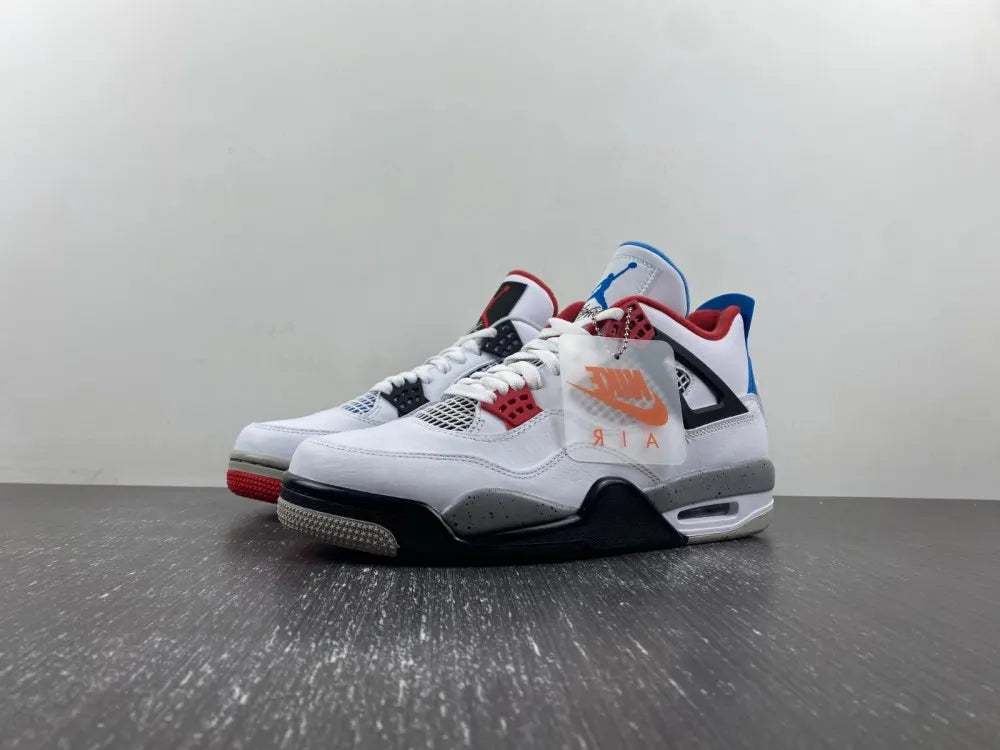 Air Jordan 4 Retro White Fire Red - Hình 18