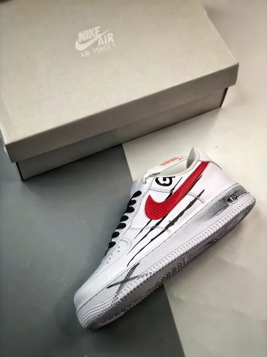 Nike AF1 Scribble Red - Hình 3