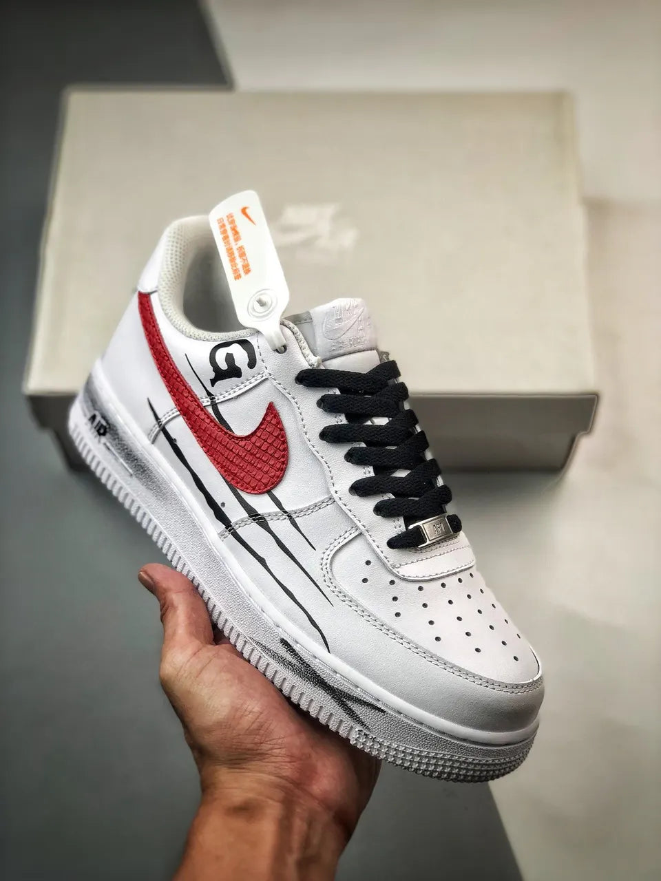 Nike AF1 Scribble Red