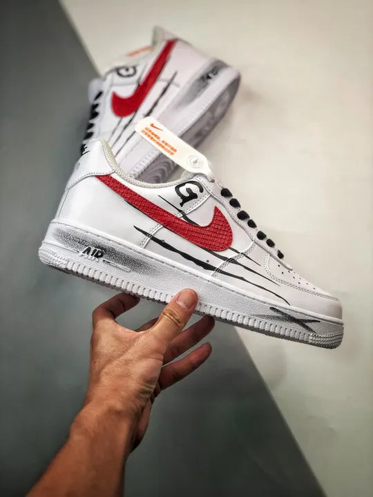 Nike AF1 Scribble Red - Hình 2