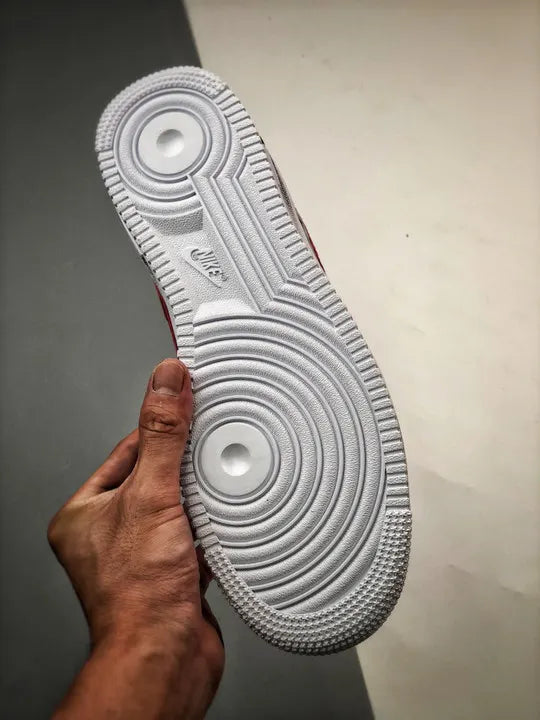 Nike AF1 Scribble Red - Hình 7