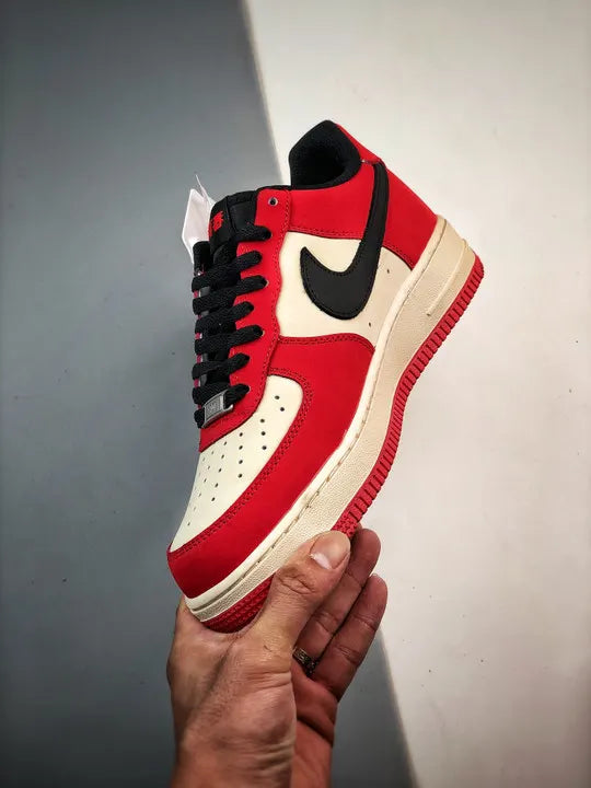 Air Force 1 Red Black - Hình 5