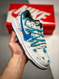Nike Dunk Low Paisley White Blue