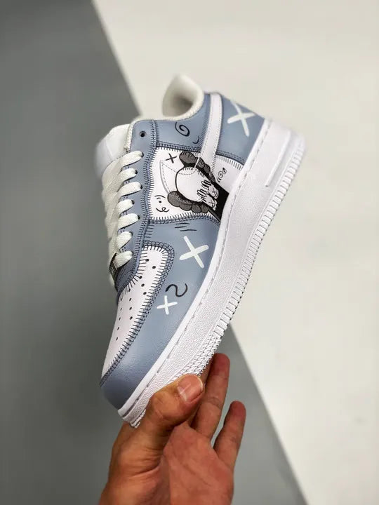 Nike Air Force 1 Grey Doodle - Hình 4
