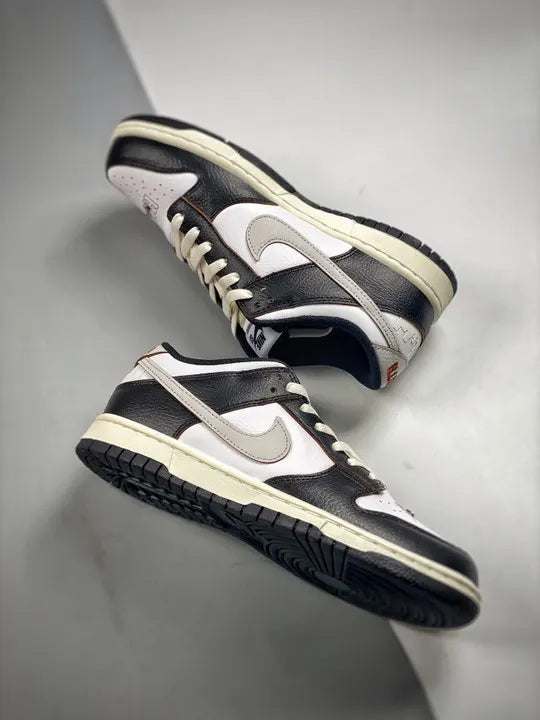 retro Nike Dunk Low Black White - Hình 4