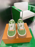 LV Green Suede Sneakers