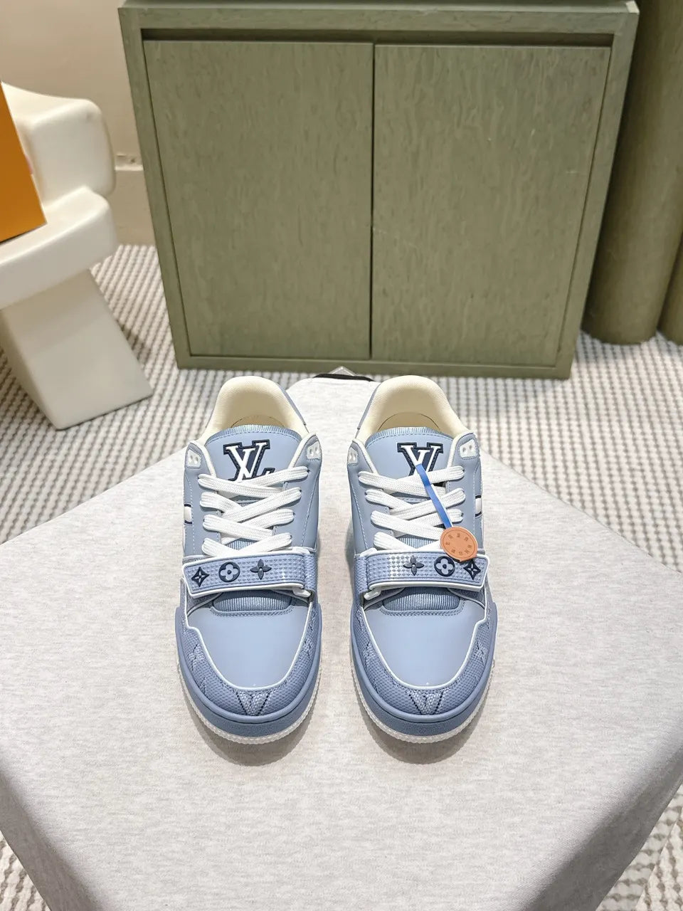 LV Sky Blue Trainers