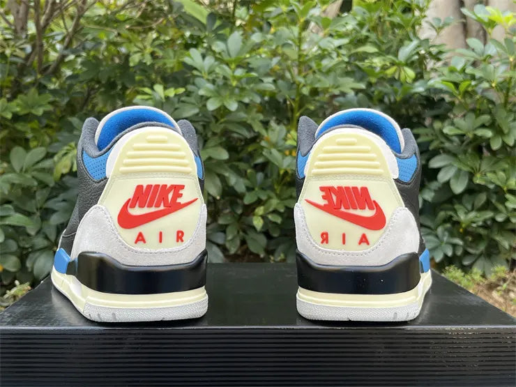 Air Jordan 3 Retro Black/Blue - Hình 10