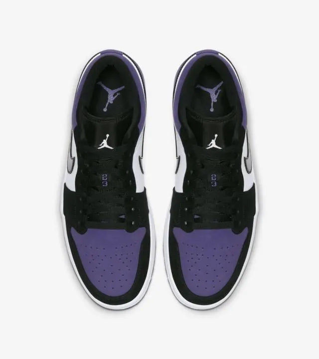 premium Air Jordan 1 Low Court Purple - Hình 4