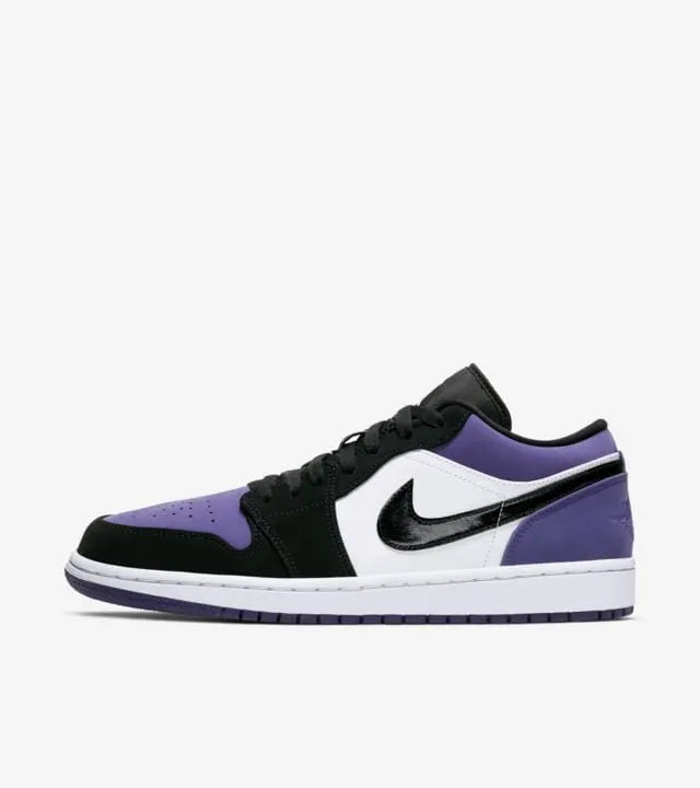 premium Air Jordan 1 Low Court Purple - Hình 2