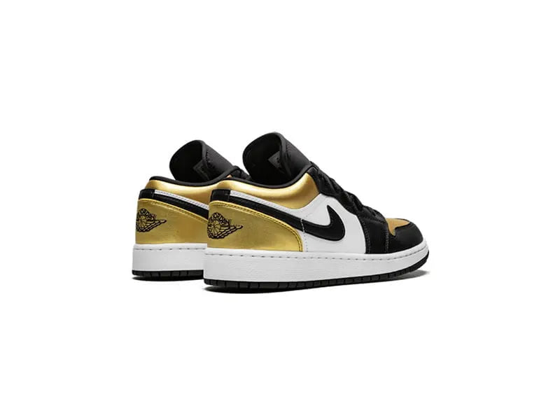 Air Jordan 1 Low Black Gold - Hình 4