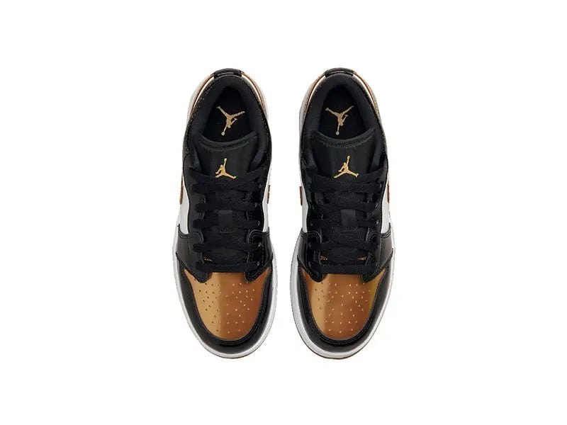 Air Jordan 1 Low Black Gold - Hình 5