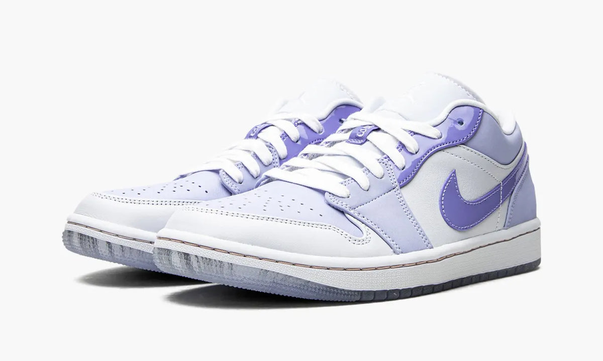 women Air Jordan 1 Low White Lilac - Hình 3