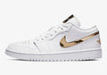 premium Air Jordan 1 Low White Gold - Hình 2