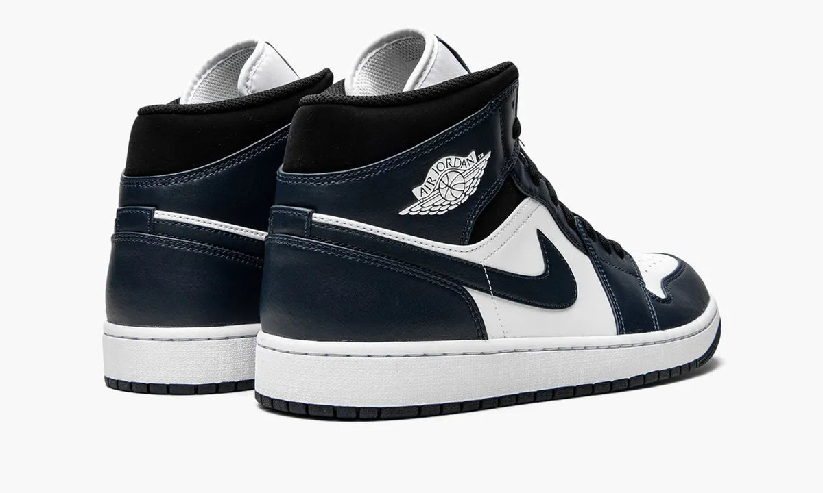 Air Jordan 1 Mid White/Navy - Hình 4