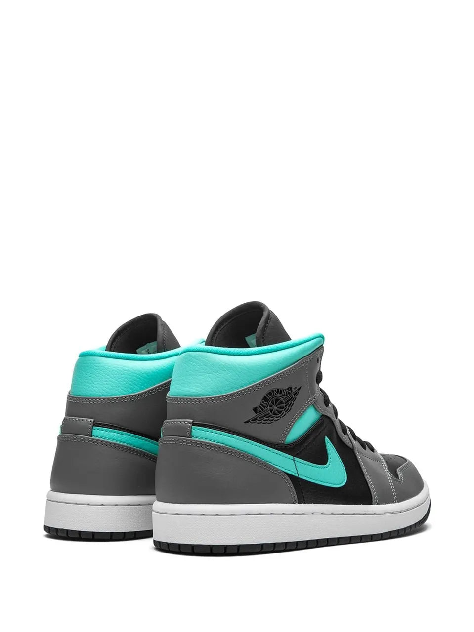Air Jordan 1 Mid Grey Aqua - Hình 3