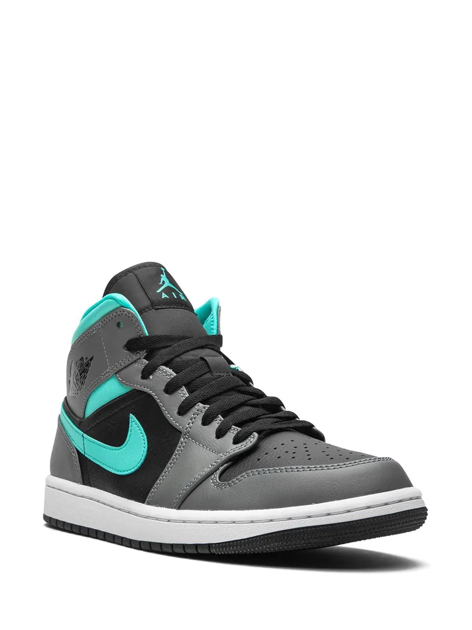 Air Jordan 1 Mid Grey Aqua - Hình 2