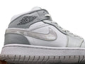 Air Jordan 1 Mid White Wolf Grey - Hình 2