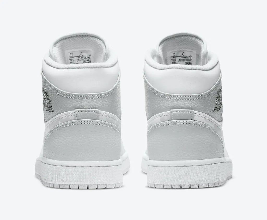 Air Jordan 1 Mid White Wolf Grey - Hình 4