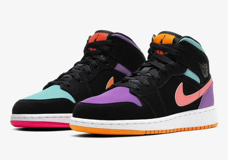 Air Jordan 1 Black Multi - Hình 3