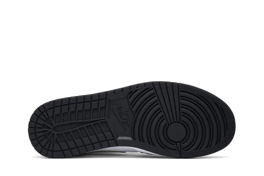 premium Air Jordan 1 Mid Black Gold - Hình 3