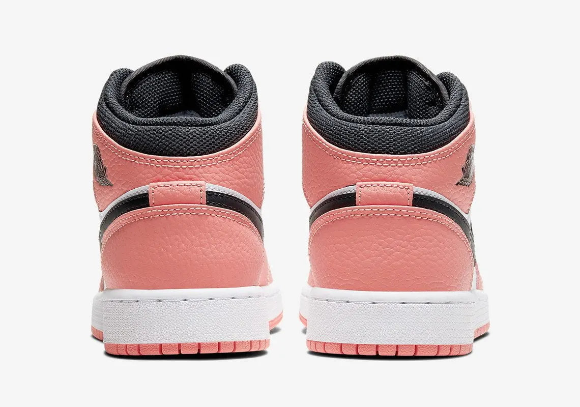 premium Air Jordan 1 Mid Coral Chalk - Hình 2