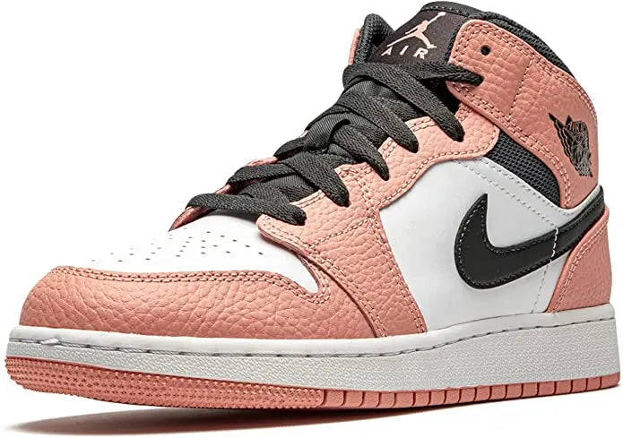 premium Air Jordan 1 Mid Coral Chalk - Hình 5