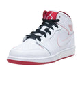 Jordan 1 Mid White Red - Hình 2
