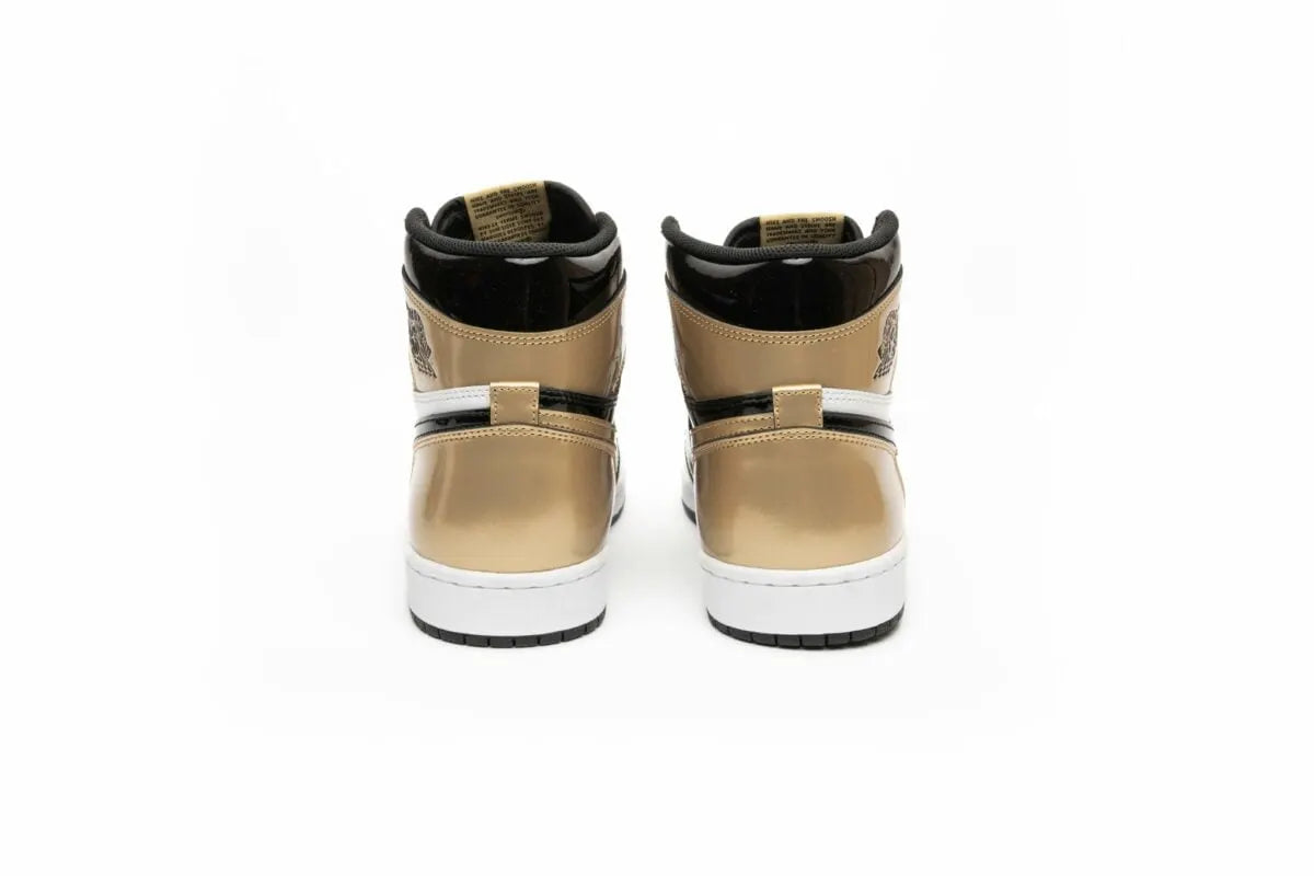 Air Jordan 1 Gold Black - Hình 2
