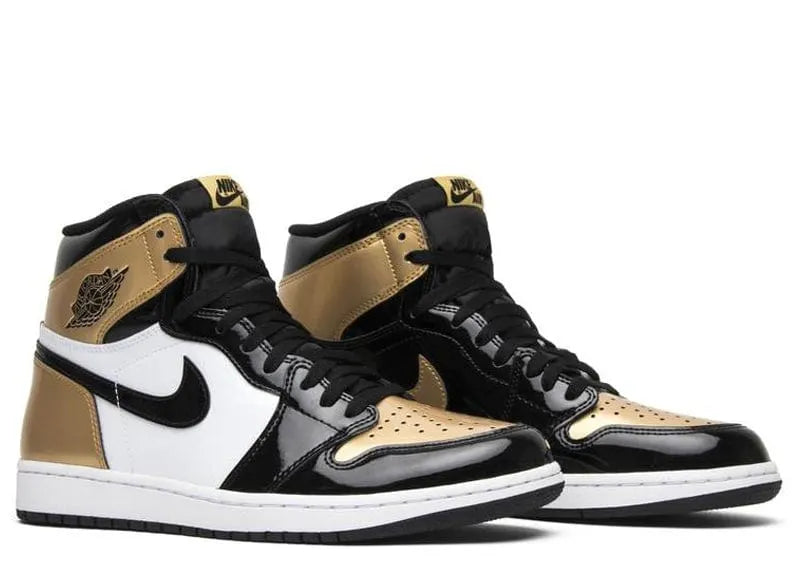 Air Jordan 1 Gold Black - Hình 5
