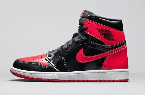 Air Jordan 1 Patent Bred retro - Hình 5