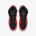 Air Jordan 1 Mid Red Black White - Hình 2