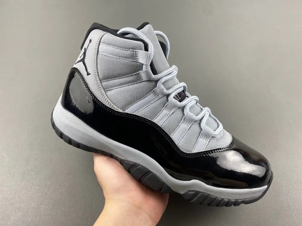 Air Jordan 11 Retro Grey/Black - Hình 14