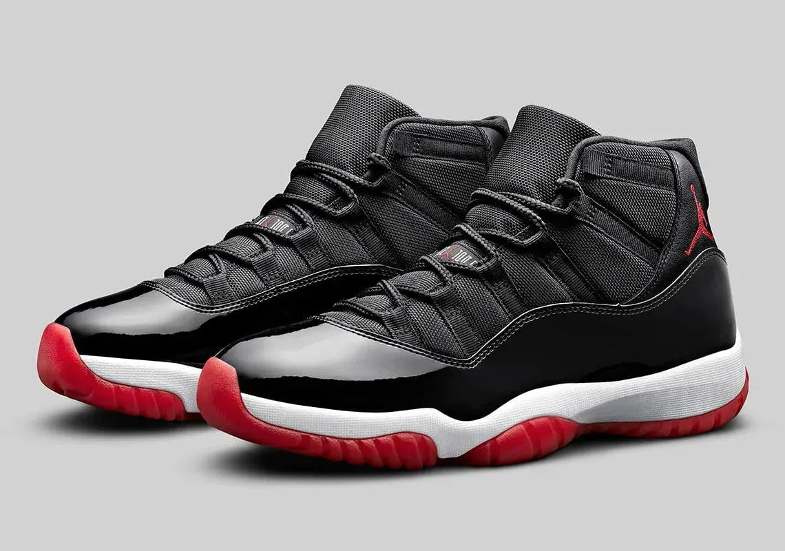 black Air Jordan 11 Retro Bred - Hình 4