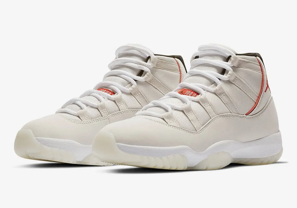 iconic Air Jordan 11 Retro White Red - Hình 2