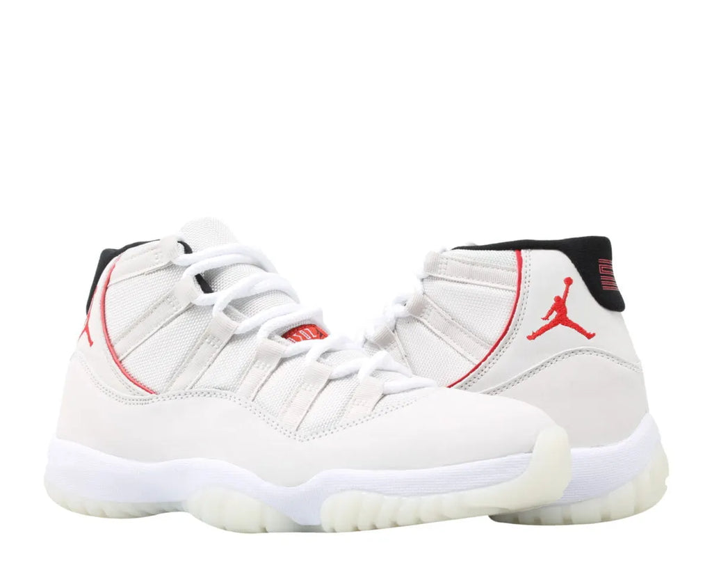 iconic Air Jordan 11 Retro White Red - Hình 4