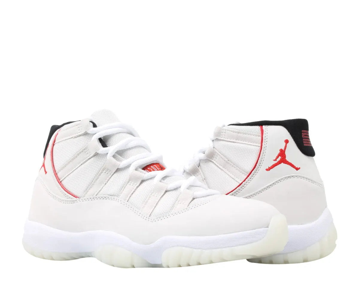 iconic Air Jordan 11 Retro White Red - Hình 4