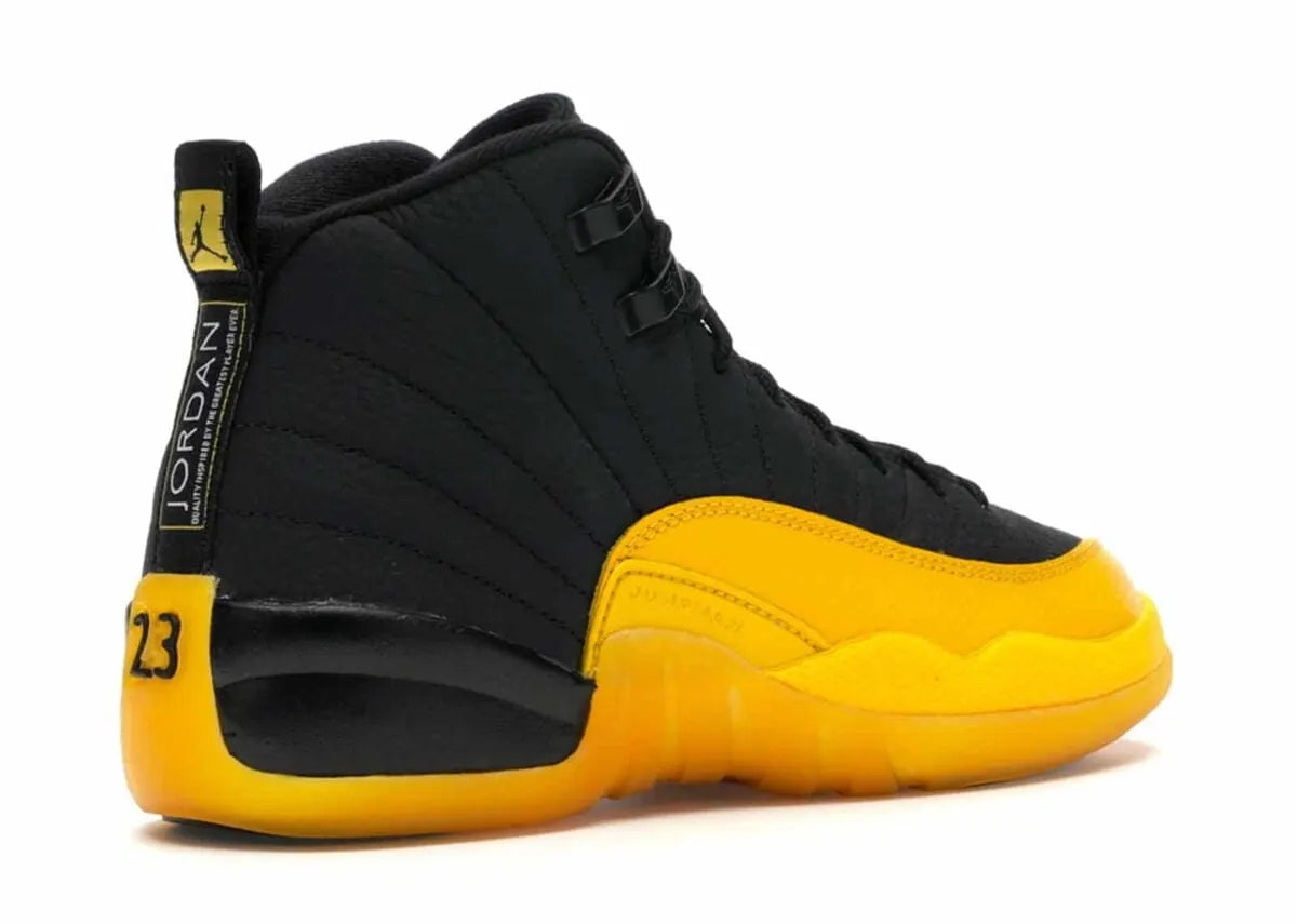 retro Air Jordan 12 Black Taxi - Hình 3